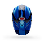 Casco Moto Bell Moto-10 Spherical ET3 Azul, vista superior