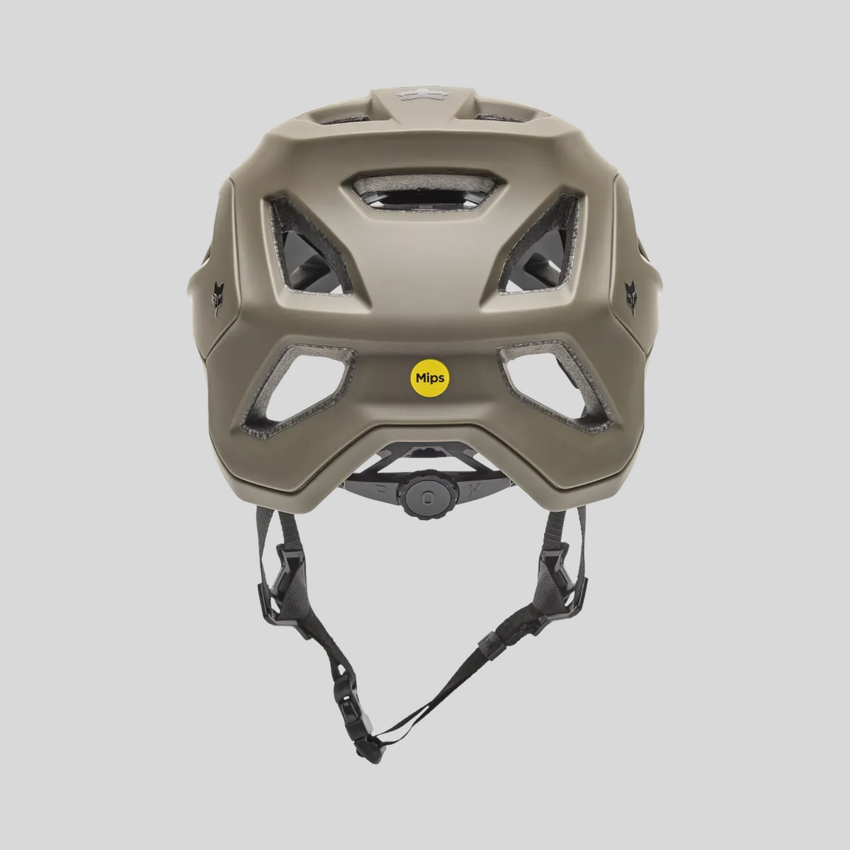 Casco de MTB MZ Bikes FOX Speedframe MIPS en color verde camuflaje con sistema de protección y ventilación trasera
