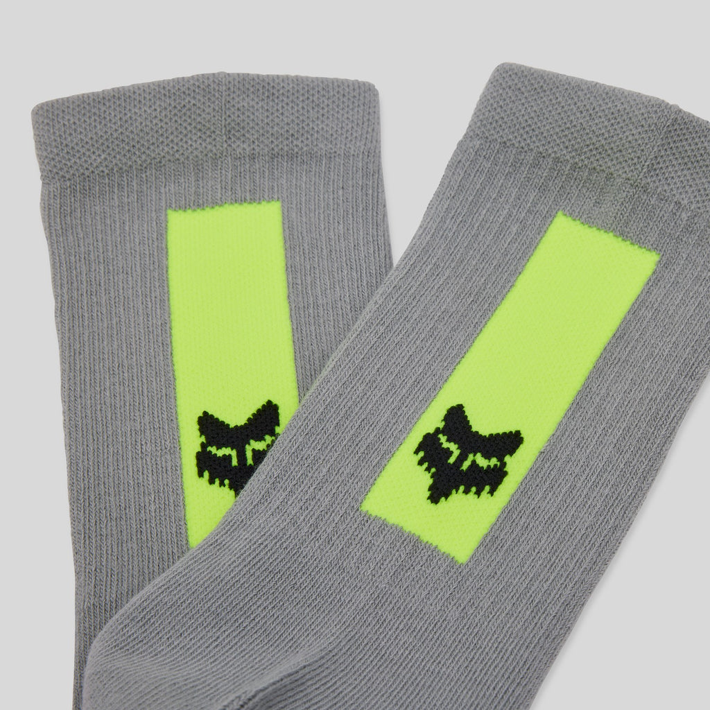 Calcetines Fox Racing Defend 8" — Trail MTB, Acolchados, Unisex, Gris
