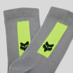 Calcetines Fox Racing Defend 8" — Trail MTB, Acolchados, Unisex, Gris