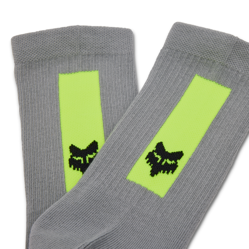 Calcetines Fox Racing Defend 8" — Trail MTB, Acolchados, Unisex, Gris