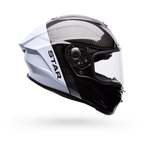 Casco Moto Bell Calle Race Star DLX Flex Strike Blanco/Negro