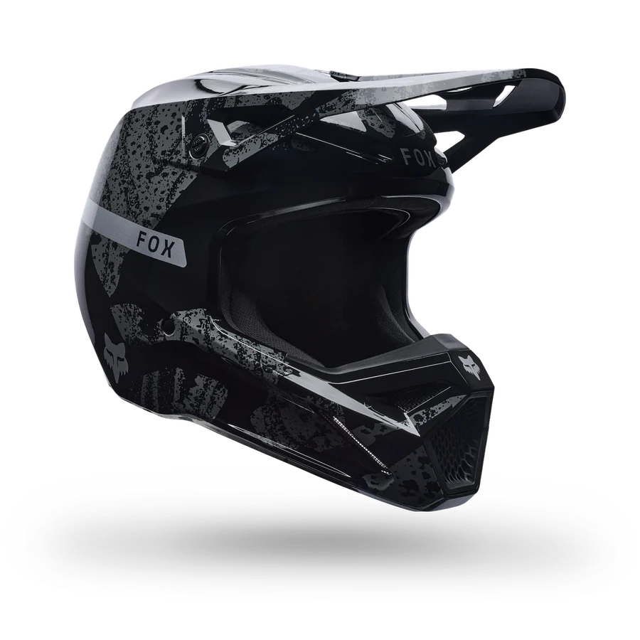 Fox Racing Casco Moto V1 BMKR – Integral con MIPS Negro