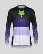 Jersey Fox Ranger Grid Manga Larga – Negro