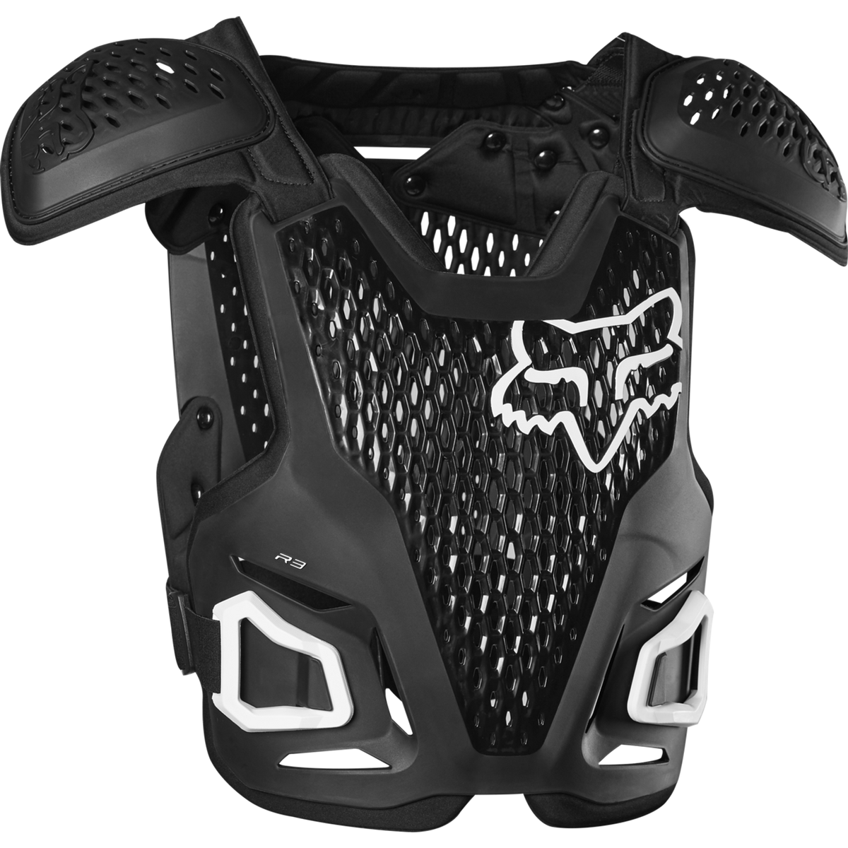 Peto Protector FOX R3 Chest Guard - vista posterior