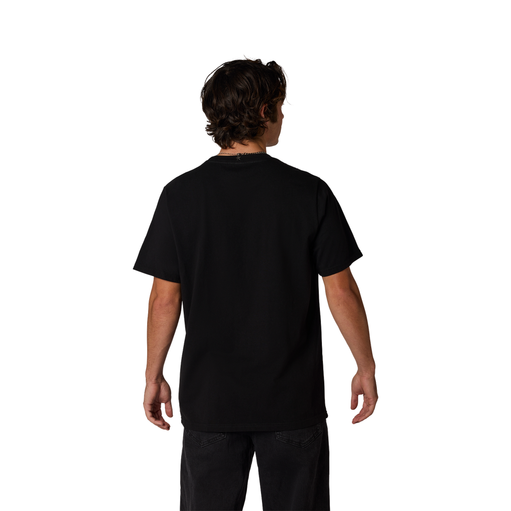Polera Fox Racing Kawi 195 Original Tee negra, en modelo