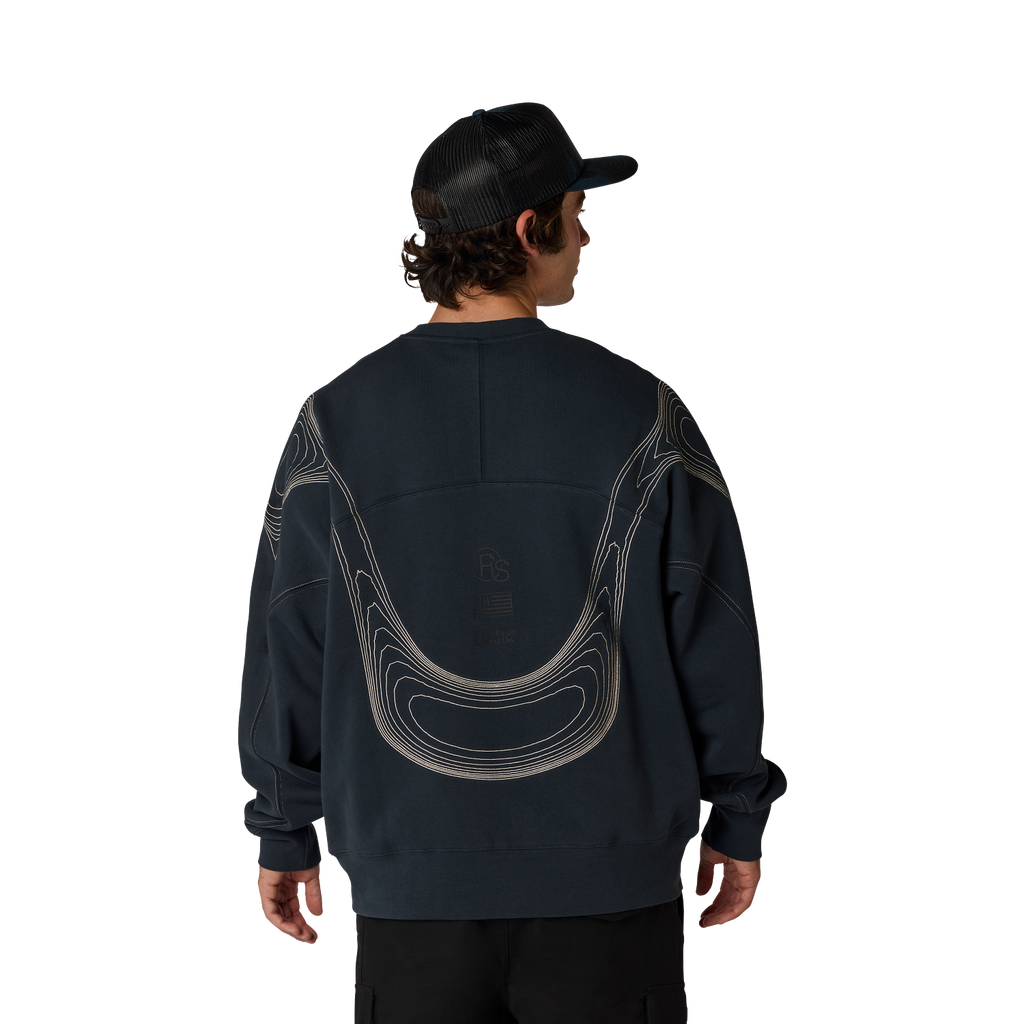 Polerón Fox Racing Vision Fleece Crew | GLXY BLU