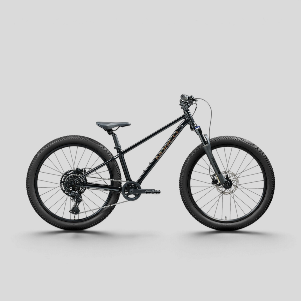 Norco Charger Youth 24 Negro - vista lateral