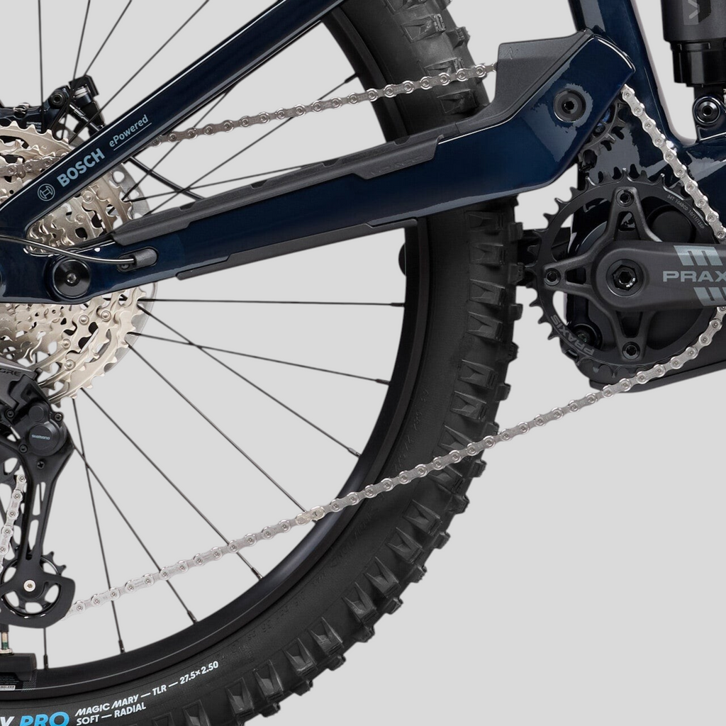 Norco Range VLT CX C2 Raw Carbon Blue - transmisión