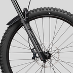 Norco Range VLT CX C2 Raw Carbon Blue - detalle horquilla