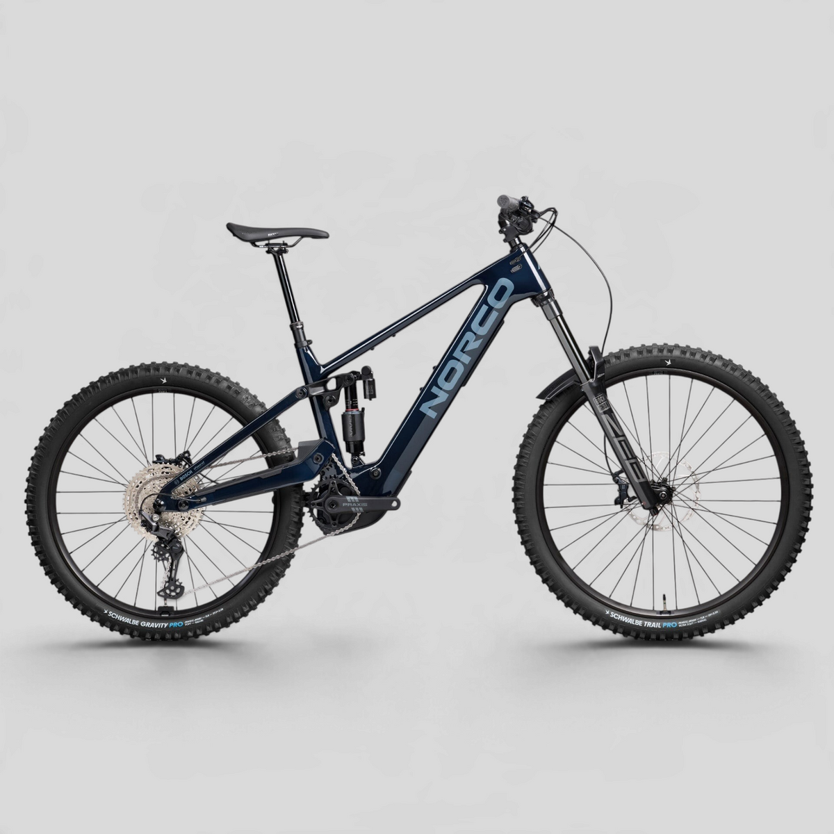 Norco Range VLT CX C2 Raw Carbon Blue - vista lateral