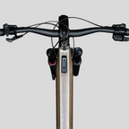 Vista superior del manillar y cuadro de la e-bike MZ Bikes Norco Sight VLT A1 2027 en color Floating Silver