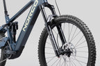 Norco Sight VLT CX C3 Smoke Grey, detalle horquilla RockShox Zeb