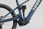 Norco Sight VLT CX C3 Smoke Grey, detalle amortiguador trasero