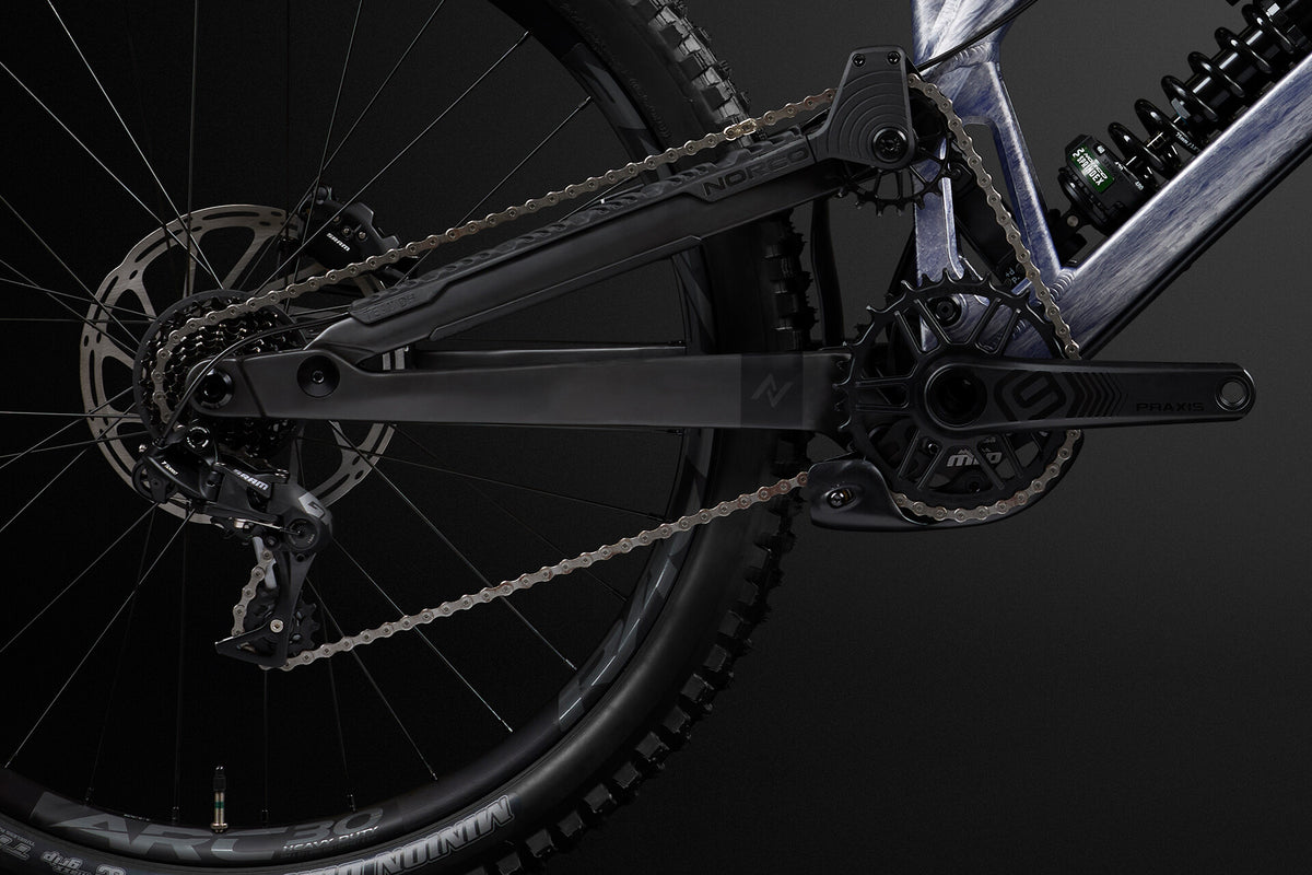 Norco Team DH 2 RockShox, detalle transmisión SRAM GX DH