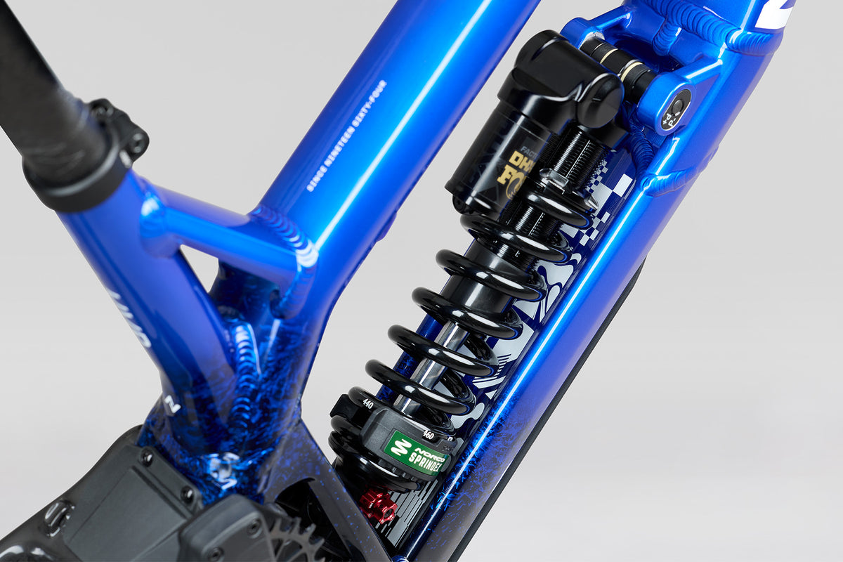 Norco Team DH Frame Kit, detalle amortiguador Fox DHX2