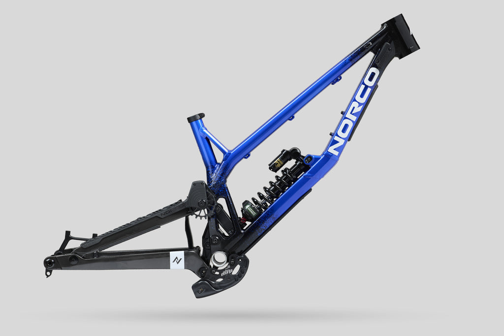 Norco Team DH Frame Kit Black/Blue, vista lateral