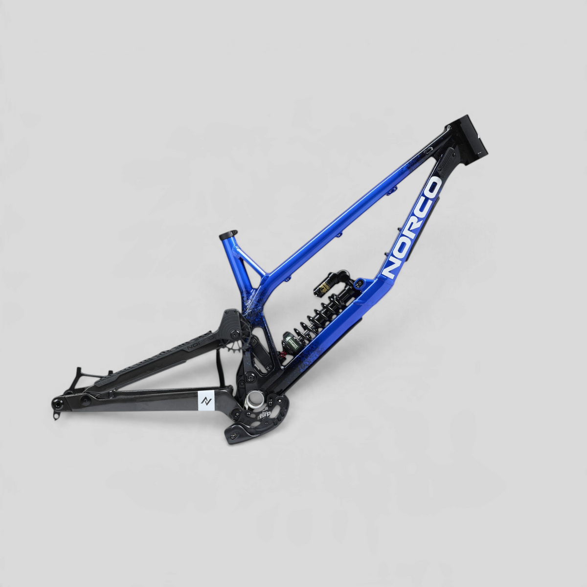 Norco Team DH Frame Kit Black/Blue, vista lateral
