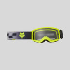 Fox Racing Youth Main Collect Goggle – Antiparra MTB Niño Gris/Amarillo | Mica Transparente