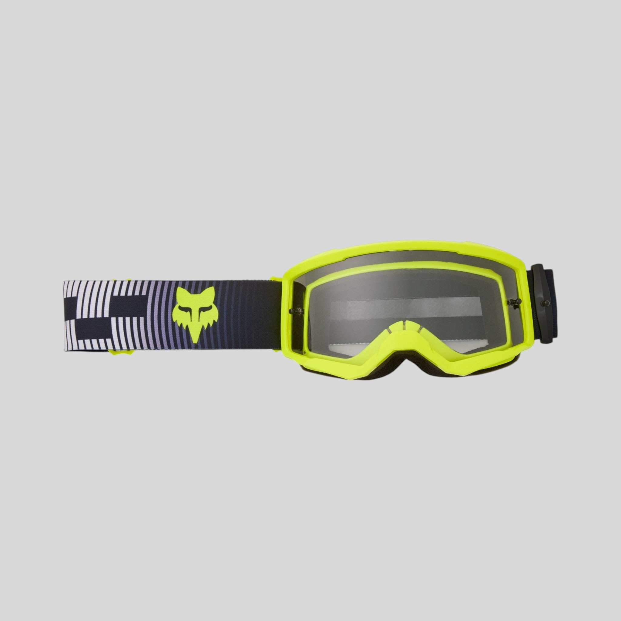 Fox Racing Youth Main Collect Goggle – Antiparra MTB Niño Gris/Amarillo | Mica Transparente