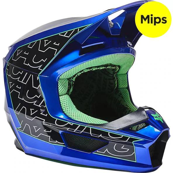 Casco Moto FOX V1 Peril | Azul