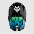 Casco FOX Moto V1 Ballast – Negro/Azul | Motocross Enduro