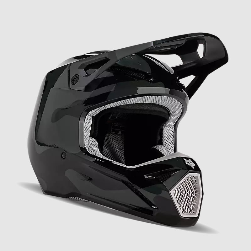 Casco Moto FOX V1 BNKR | Negro