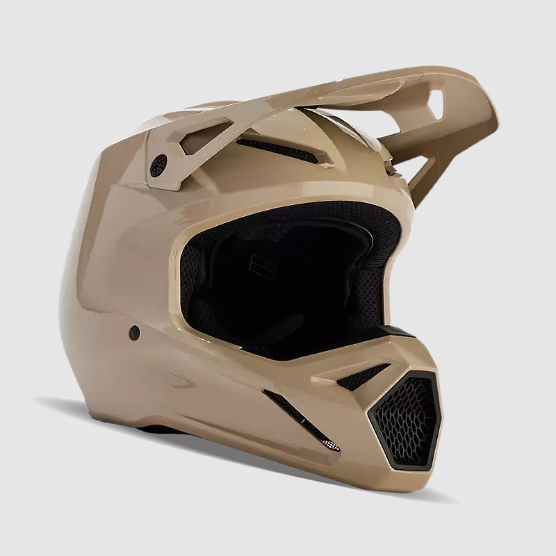Casco Moto FOX V1 Solid | Café Claro