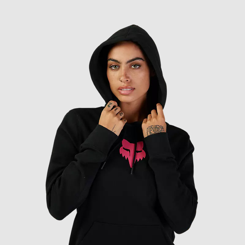 Polerón Fox Racing Fox Head Fleece PO Mujer | Negro/Rosado