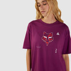 Polera Fox Racing Withered Oversized Mujer | MGNTC