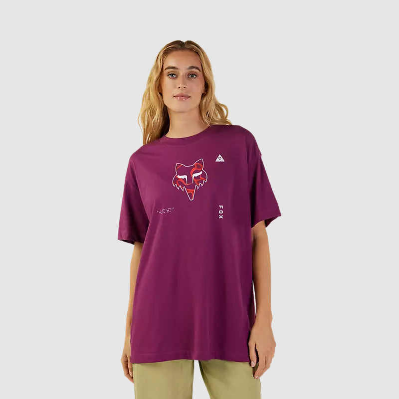 Polera Fox Racing Withered Oversized Mujer | MGNTC