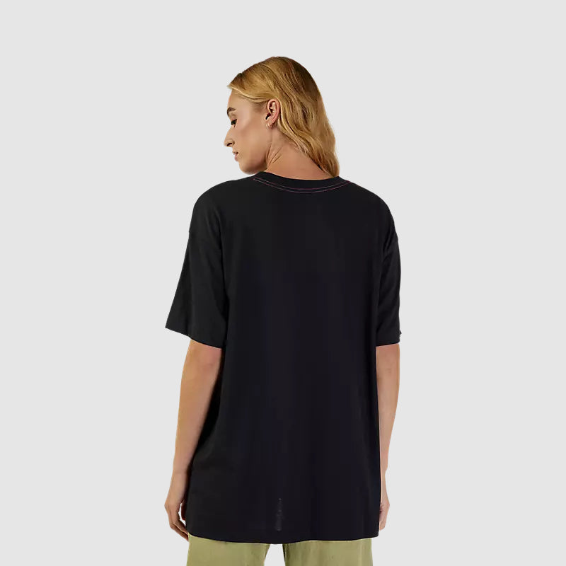 Polera Fox Racing Withered Oversized Mujer | Negro