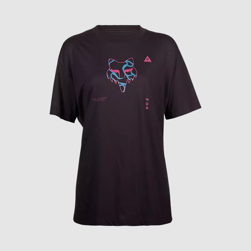 Polera Fox Racing Withered Oversized Mujer | Negro