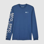 Polera Fox Racing Barge Premium Manga Larga | Azul - foto 1