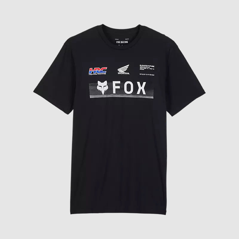 Polera Fox Racing Fox x Honda | Negro - foto 1