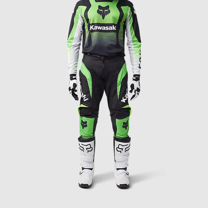 Pantalón Moto FOX 180 Kawasaki TruMotion™ | Verde Talla 36