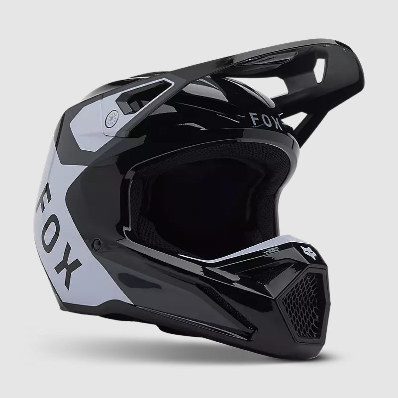 Casco Moto Niño FOX V1 Lean Negro