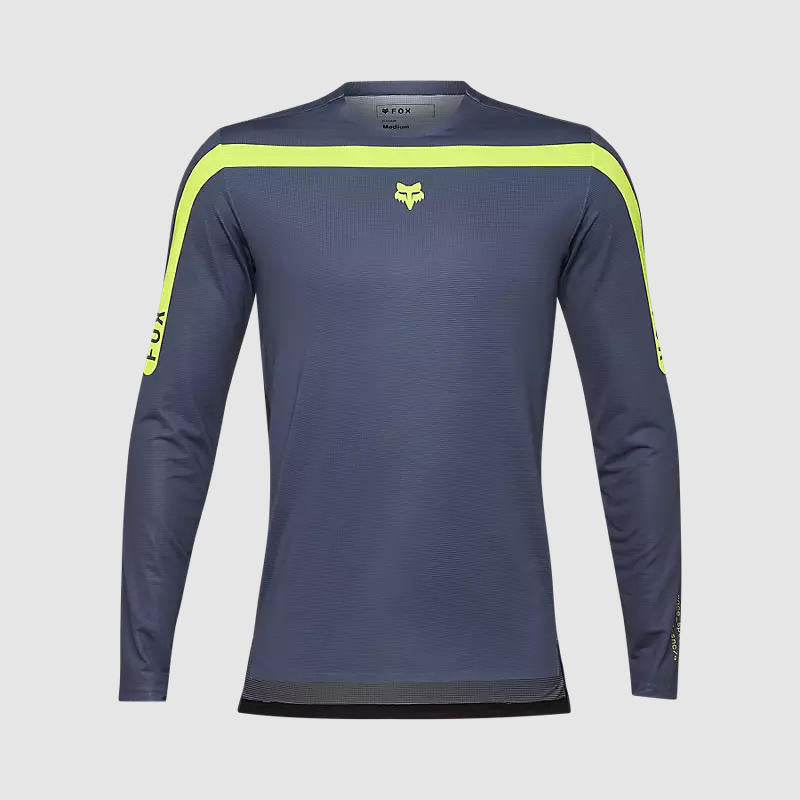 Fox Flexair Aviation Jersey Manga Larga - Gris