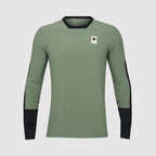 Polera Bicicleta Fox Defend Thermal Manga Larga Verde