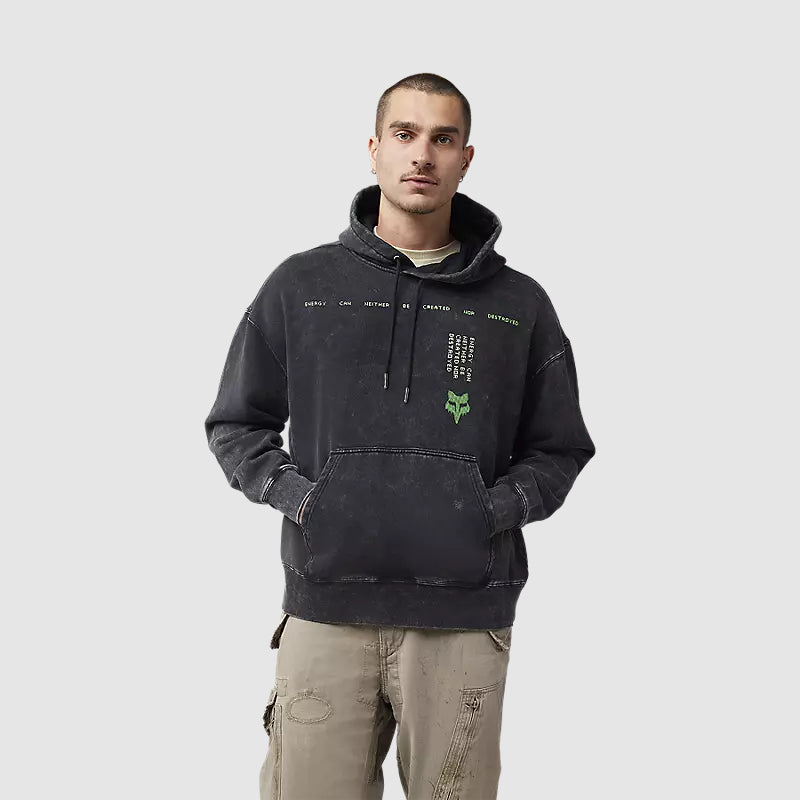Polerón Fox Racing Throttle Oversized Canguro | Negro