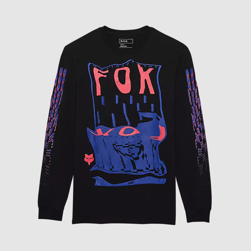 Polera Fox Racing Emotion Blast Prem Manga Larga | Negro