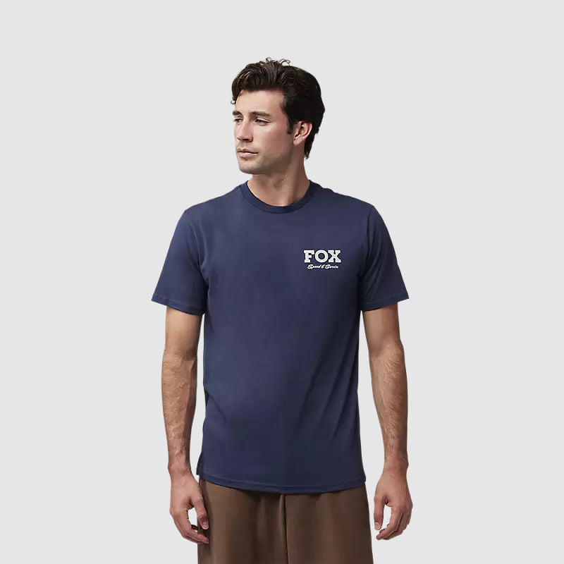 Polera Fox Racing Speed & Service Premium | Azul Marino - foto 3