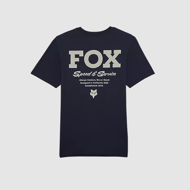 Polera Fox Racing Speed & Service Premium | Azul Marino - foto 2