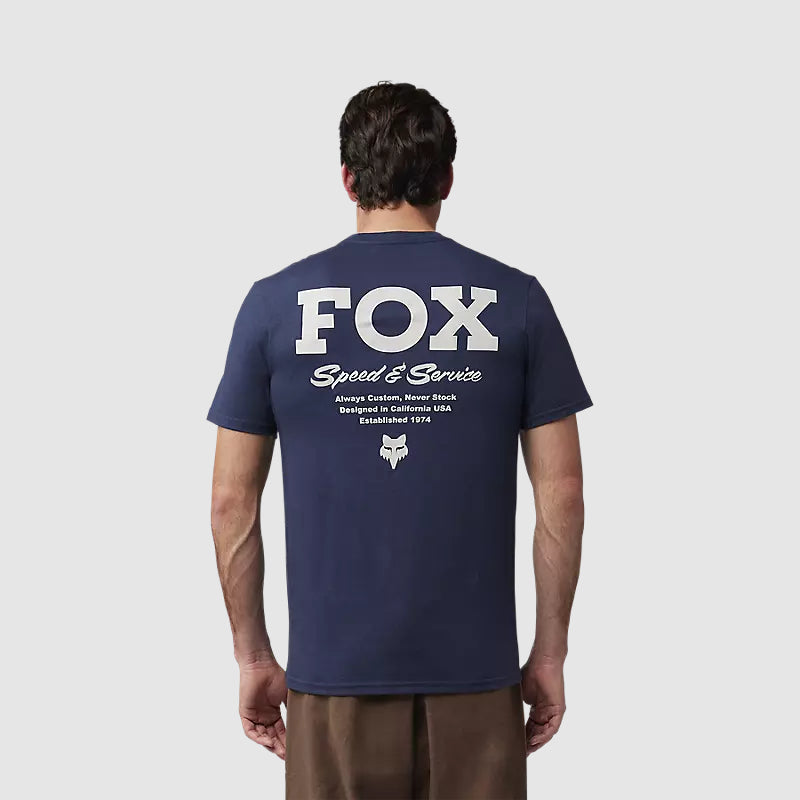 Polera Fox Racing Speed & Service Premium | Azul Marino - foto 4