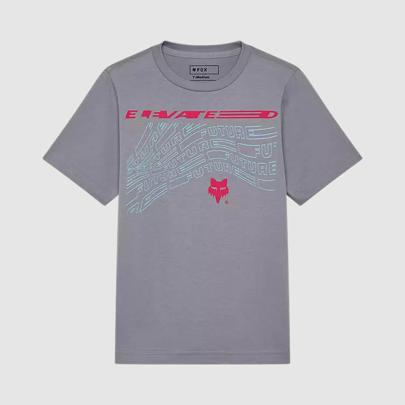 Polera Niño FOX Elevated Future Gris - vista general (confirmada)