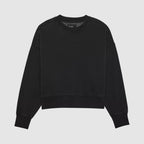 Polerón Fox Racing Wordmark Oversized Crew Mujer | Negro