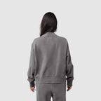 Polerón Fox Racing Wordmark Oversized Crew Mujer | Gris