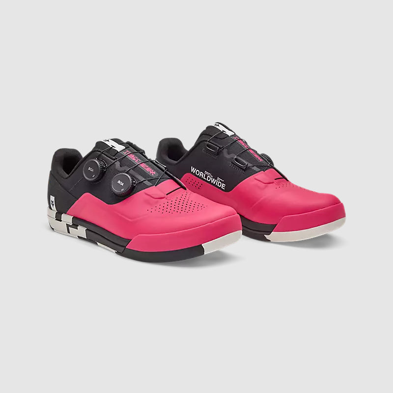 Zapatillas Bicicleta Fox Union Limited Edition BOA® con calas Rosado
