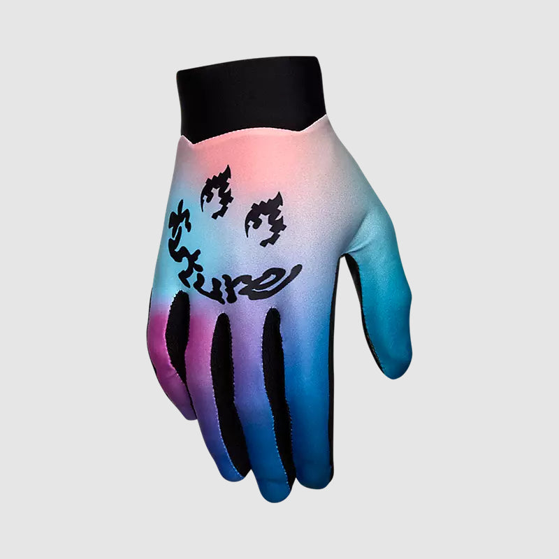Guantes Bicicleta Fox Flexair Hello Future Azul
