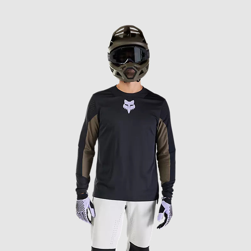 Polera Bicicleta Fox Defend Park Negro